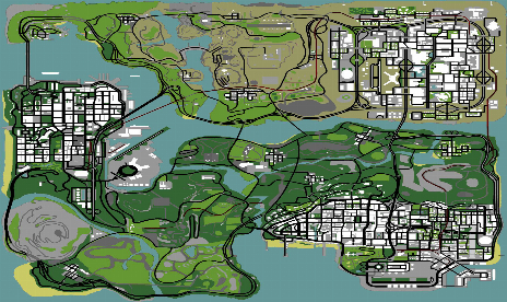 Los fans de GTA V reúnen su mapa completo