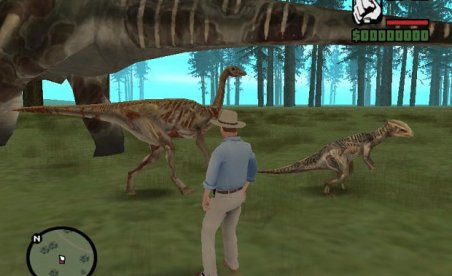 Grand Theft Auto : San Andreas - Jurassic Park Operation Andreas v1.0