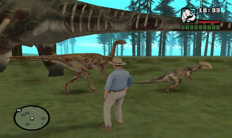 Grand Theft Auto : San Andreas - Jurassic Park Operation Andreas v1.0