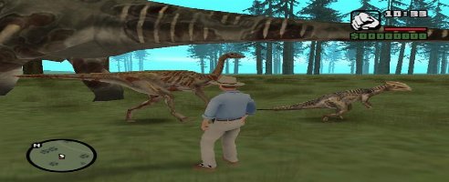 Grand Theft Auto: San Andreas – Jurassic Park Operation Andreas v1.0