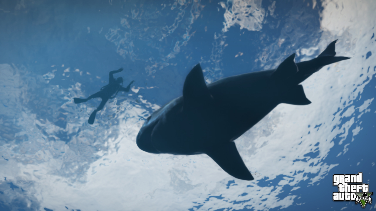 New GTA: V Screenshots With Sharks And Jet Fighters