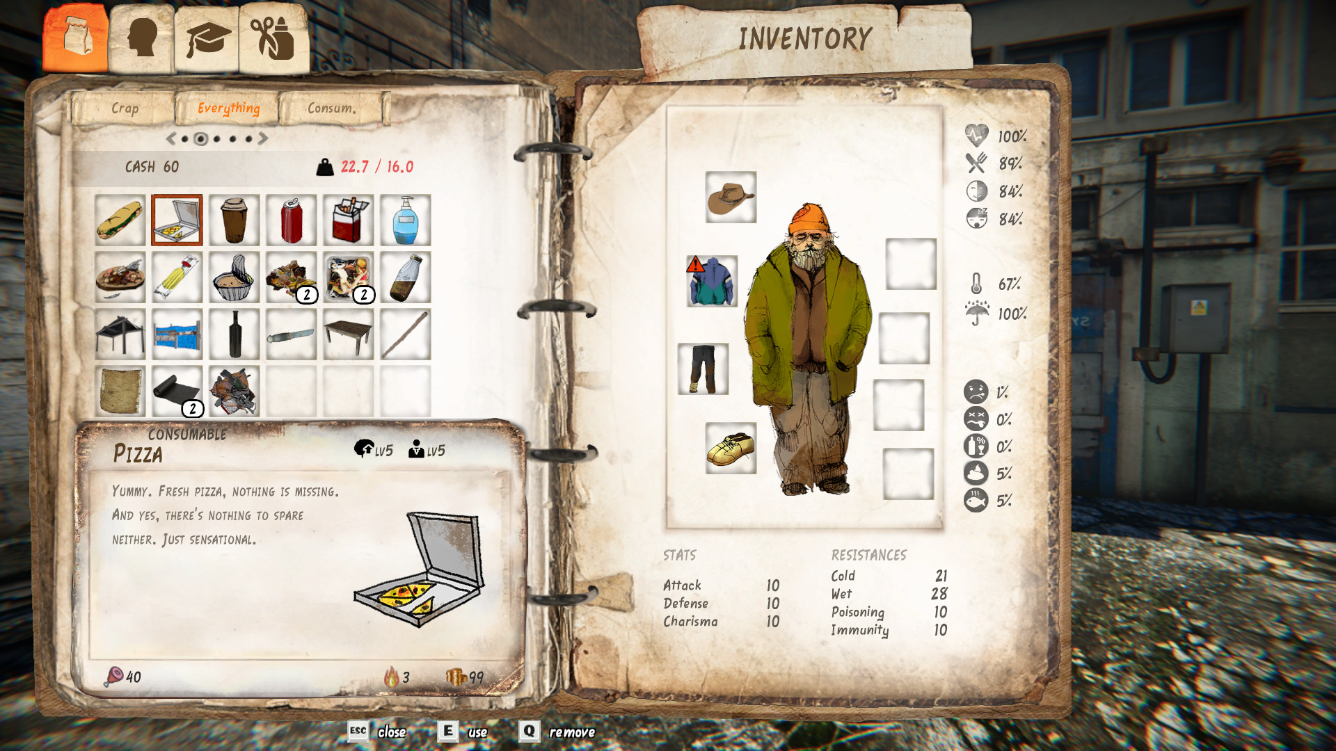 Hobo: Tough Life v1.01 (+32 Trainer)