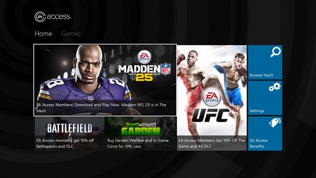 EA Reveals EA Access Subscription Service For Xbox One