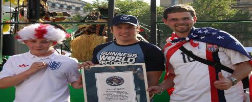 Guinness World Record Set By 82-player England vs USA FIFA 2010 Match