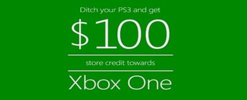 Microsoft bezahlt Gamer für den Umtausch von PS3 gegen Xbox One
