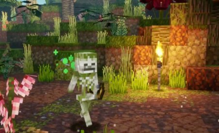 Enter the jungle in Minecraft Dungeons