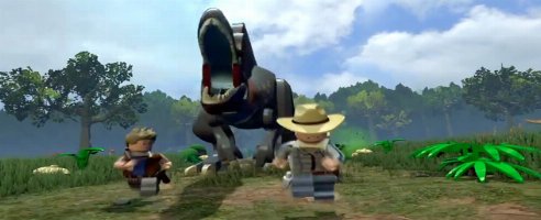 Jurassic World wird mit Lego nachgebaut