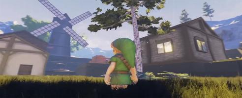 El pueblo de Kakariko luce precioso en UE4