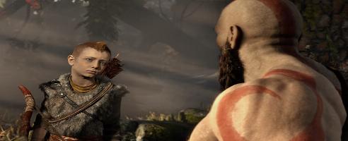 The next God of War has a baby sitting button