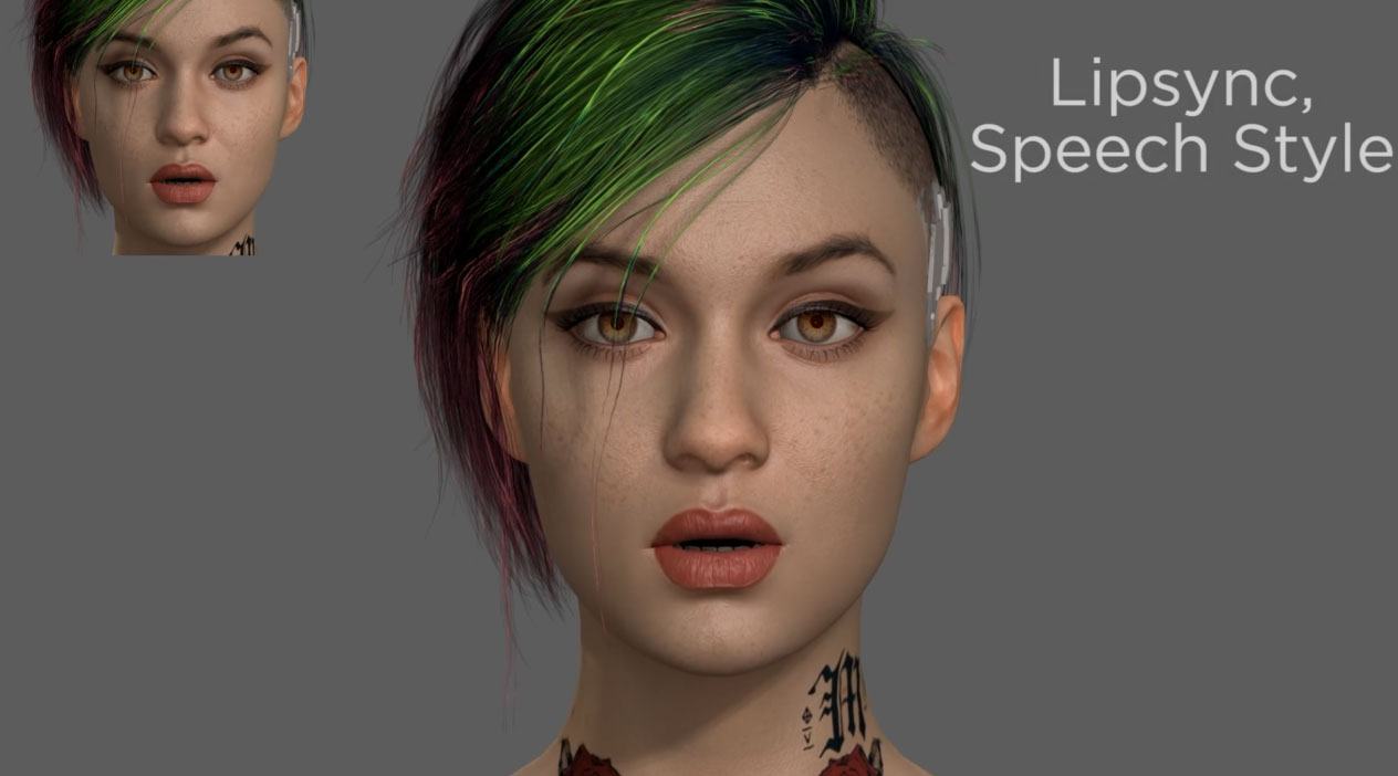 Lip syncing in Cyberpunk 2077 is really, really good