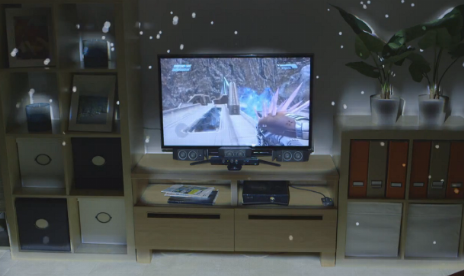 Microsoft IllumiRoom Expands Game Screen To The Whole Room