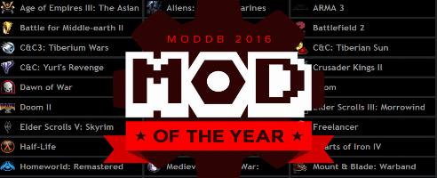 ModDB wants you to pick the mod of the year 2016