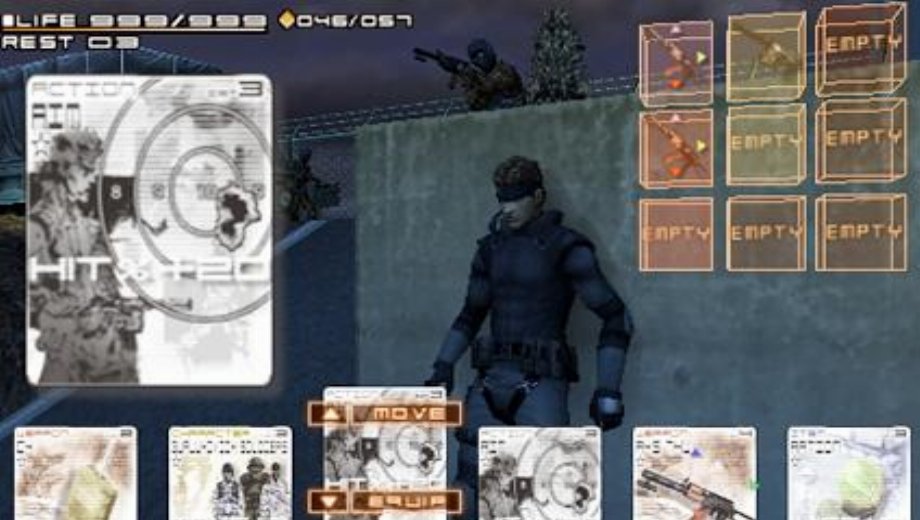 Metal Gear Acid a Card Game