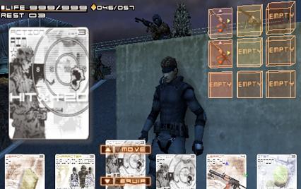 Metal Gear Acid a Card Game
