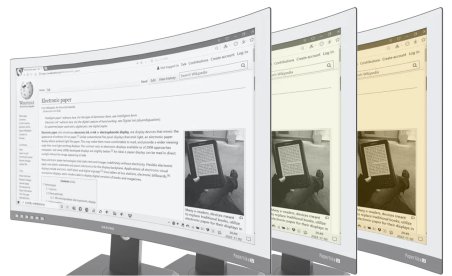 You can now buy a curved e-ink monitor