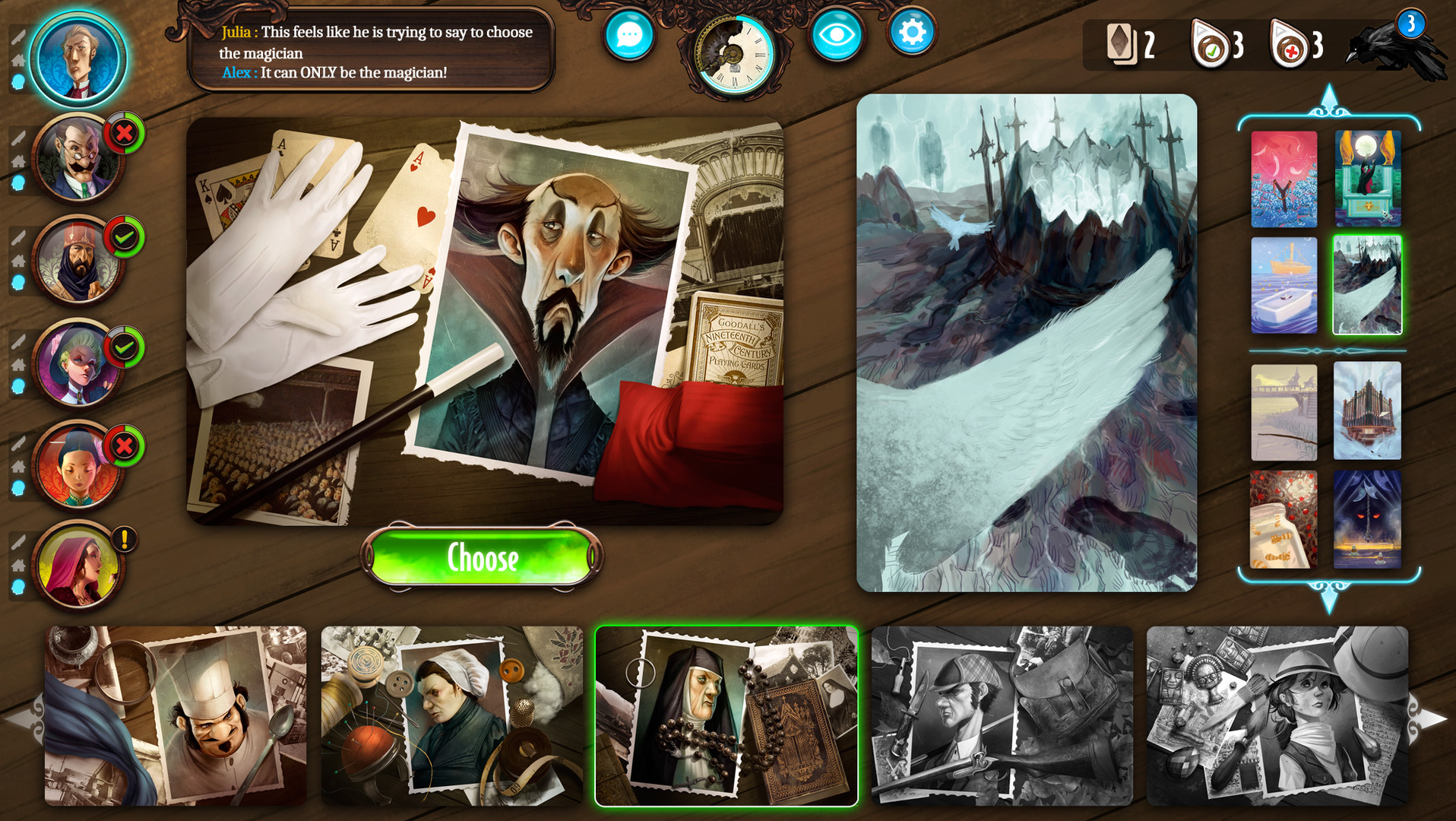 Mysterium – Continue