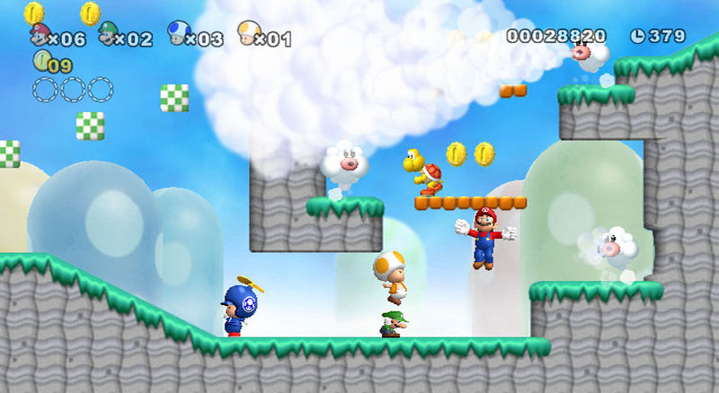 New Super Mario Gets Coop Multiplayer