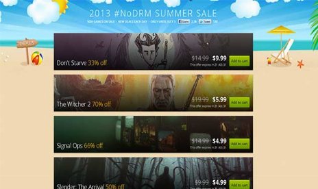 Good Old Games Summer Sale Begins