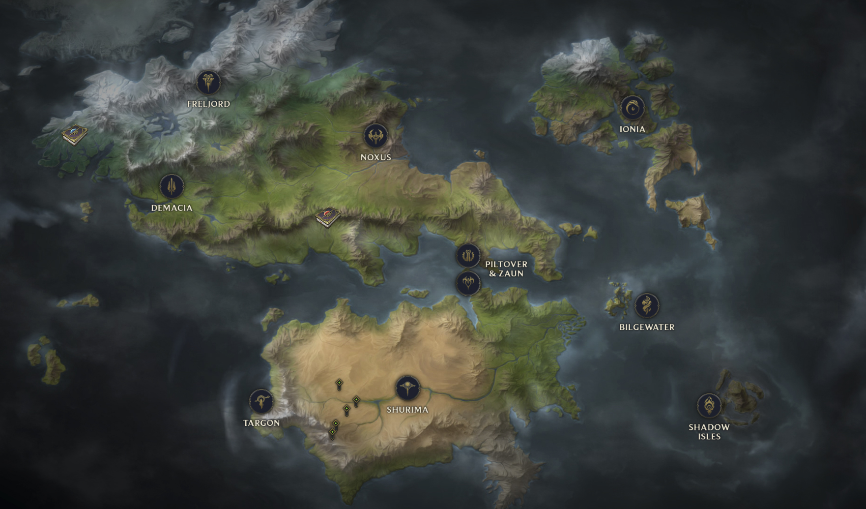League of Legends lore cemented in official map