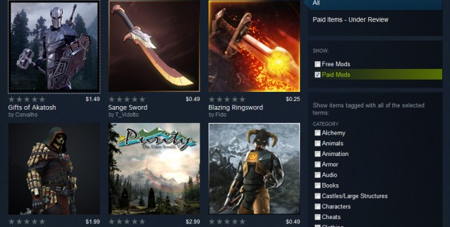 Valve still considering paid-for mods