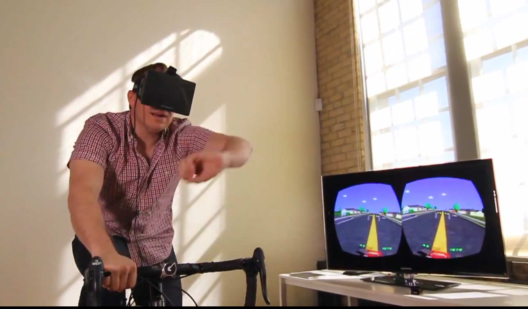 Oculus Rift PaperBoy Looks Rad