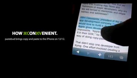 iPhone Gets Copy And Paste Through A Website