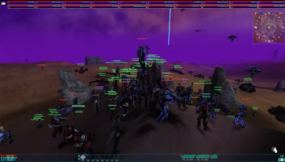 Here’s the last minutes of Planetside 1’s servers