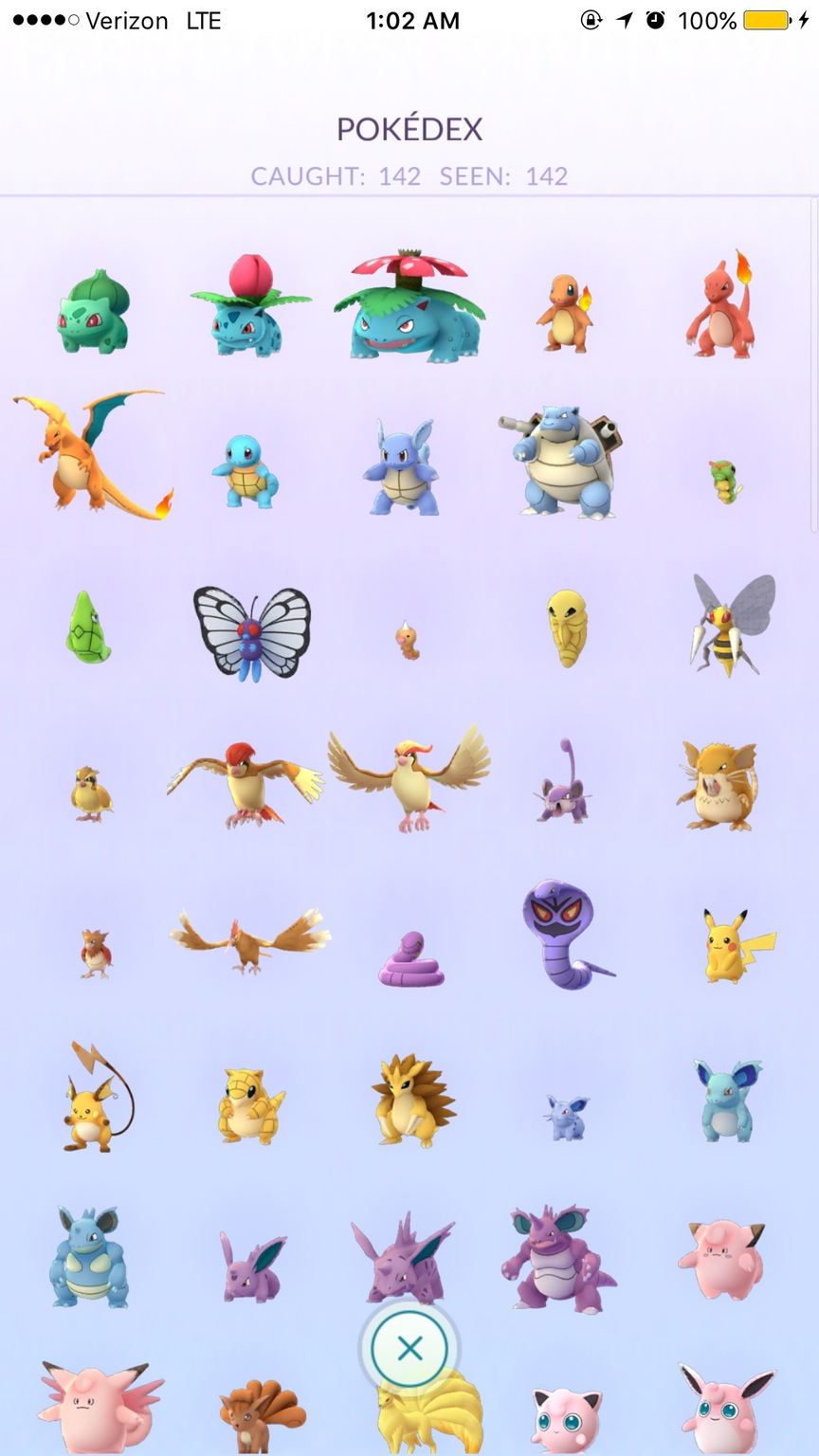 Pokémon Go: Someone Has Caught Them All
