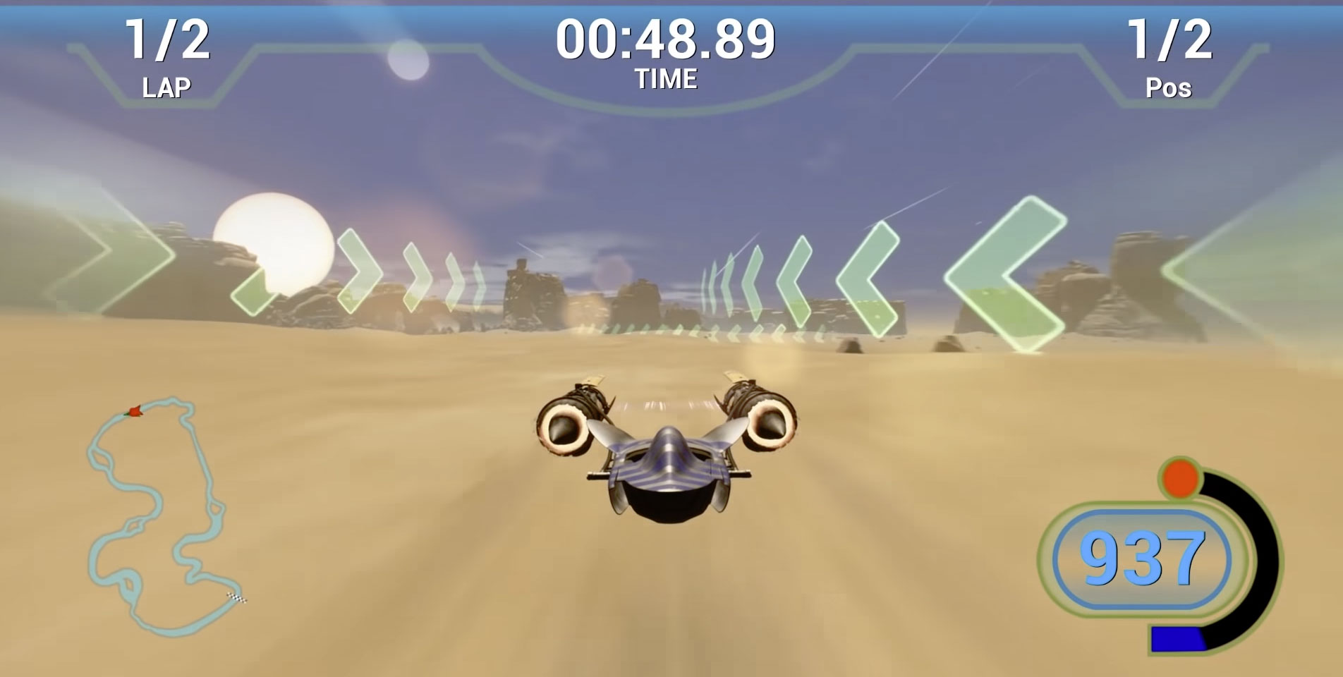 You can now play a bit of the N64 Pod Racing game in Unreal Engine 4