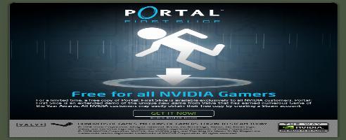 GeForce-Besitzer erhalten ein kostenloses Stück von Portal