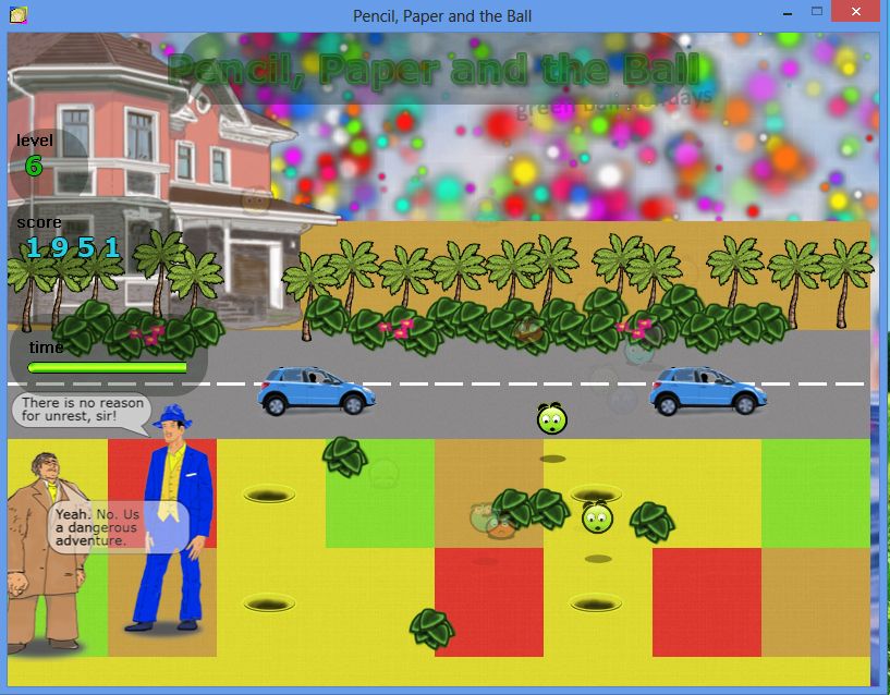 Pencil Paper and the Ball: Green Ball Holidays Free Full Game