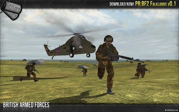 Battlefield 2 - Projet Reality : BF2 v0.97 Falklands Addon