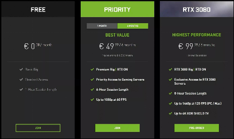Nvidia is throttling GeForce Now “Priority” gamers to under 60 FPS
