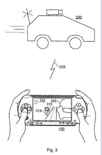 Sony Patents PSP-Controlled Spy Car