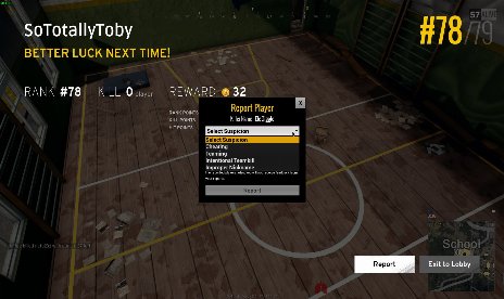 Reporting now works properly in PlayerUnknown’s Battlegrounds