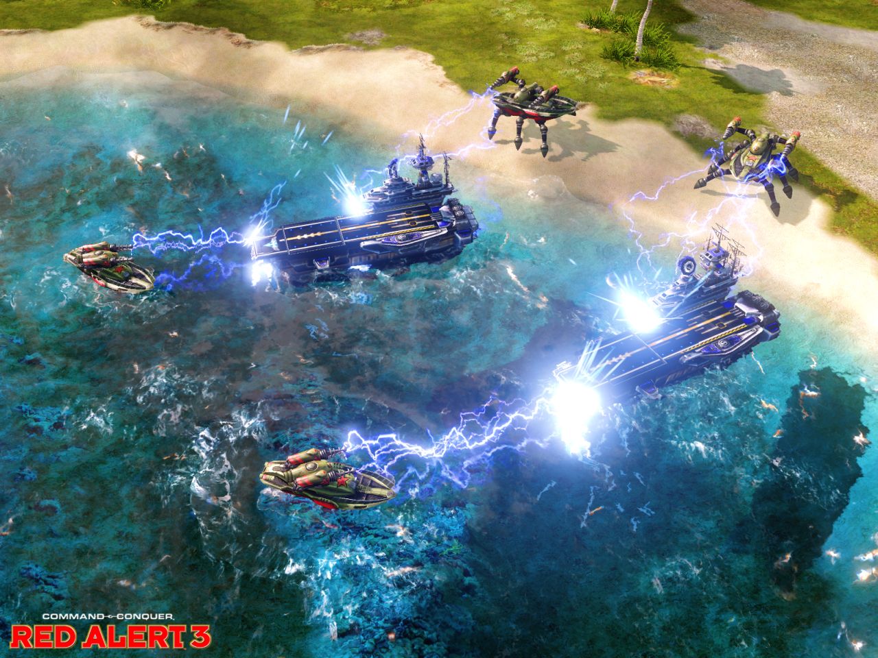 Five new Red Alert 3 screenshots