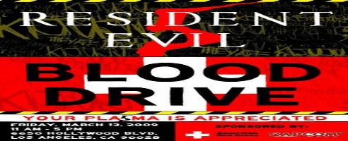 Capcom Launches Resident Evil 5 Through a Blood Drive
