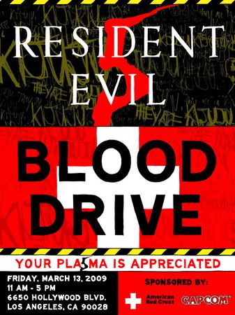 Capcom Launches Resident Evil 5 Through a Blood Drive