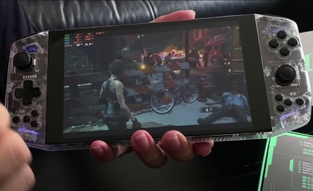 This handheld console has an AMD 4500U APU in it