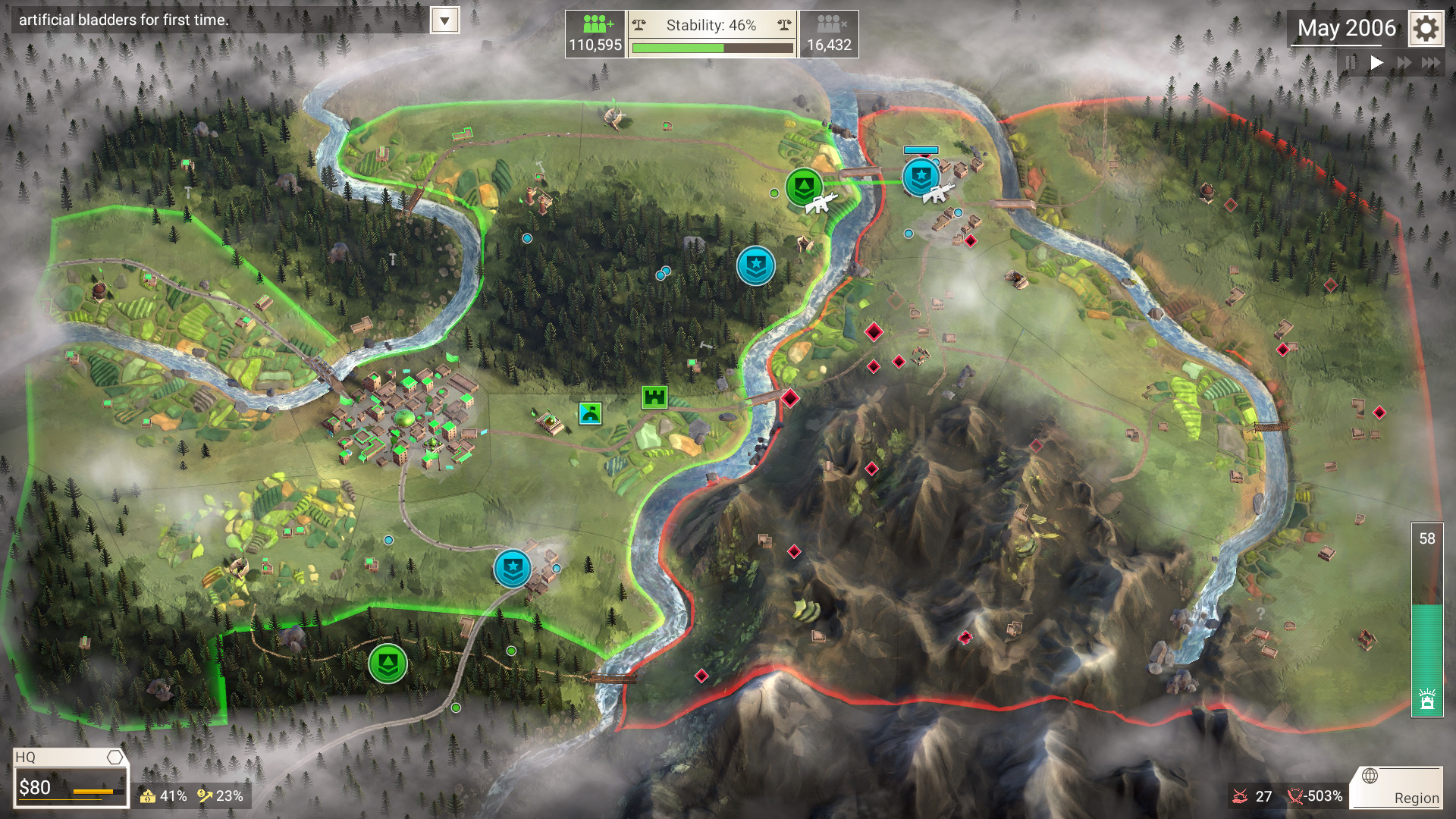 Rebel Inc: Escalation v0.8.0 (+9 Trainer)