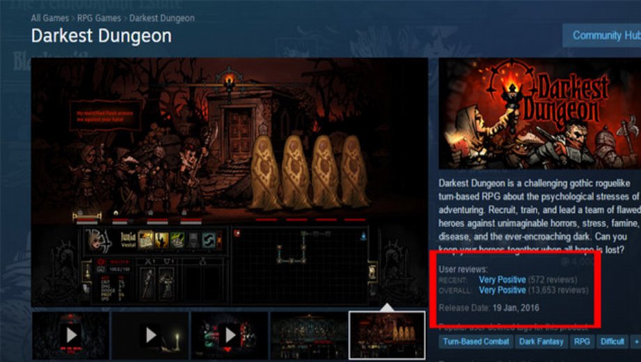 Steam now prioritises new reviews