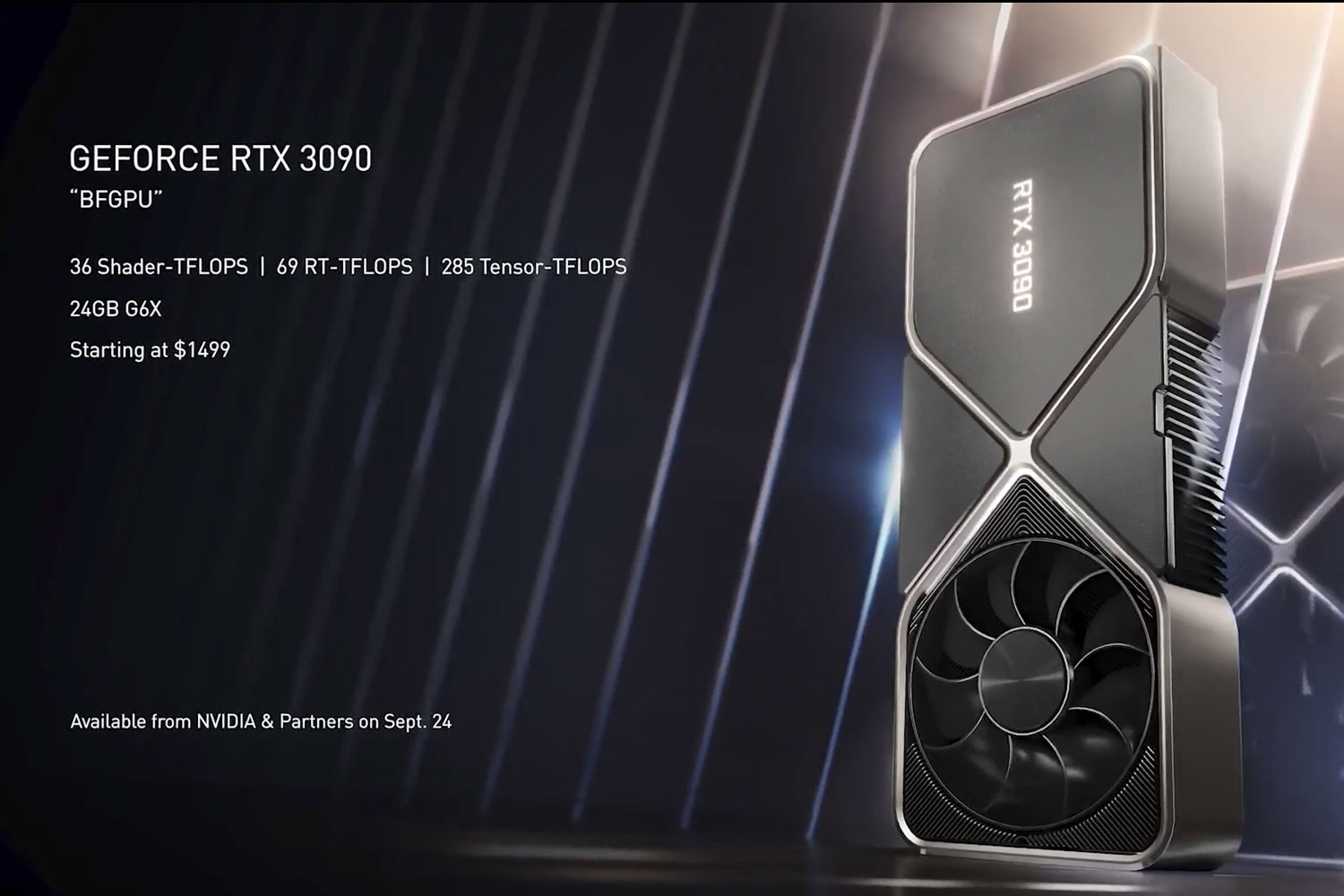 The RTX 3090 might be only 10 percent faster than the 3080