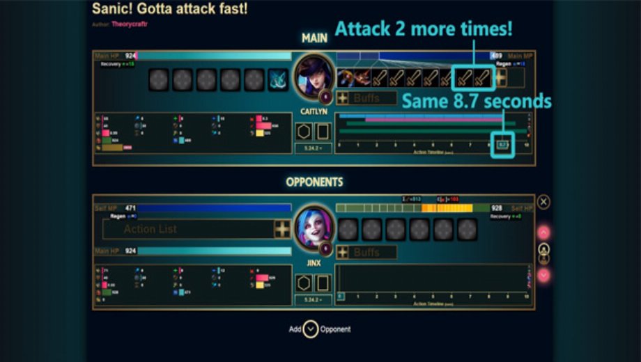 LoL TheoryCraftr lets you simulate games of League