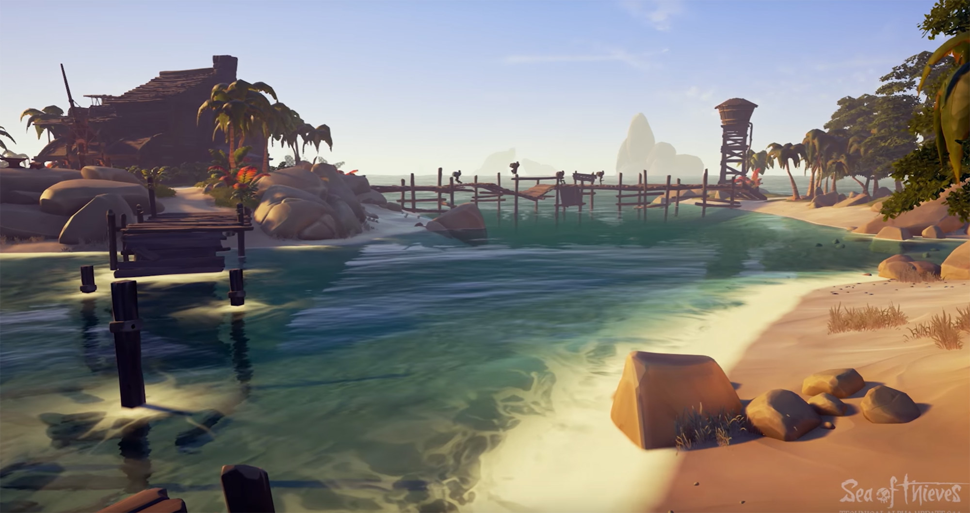 Skeletons and new islands appear in Sea of Thieves alpha update