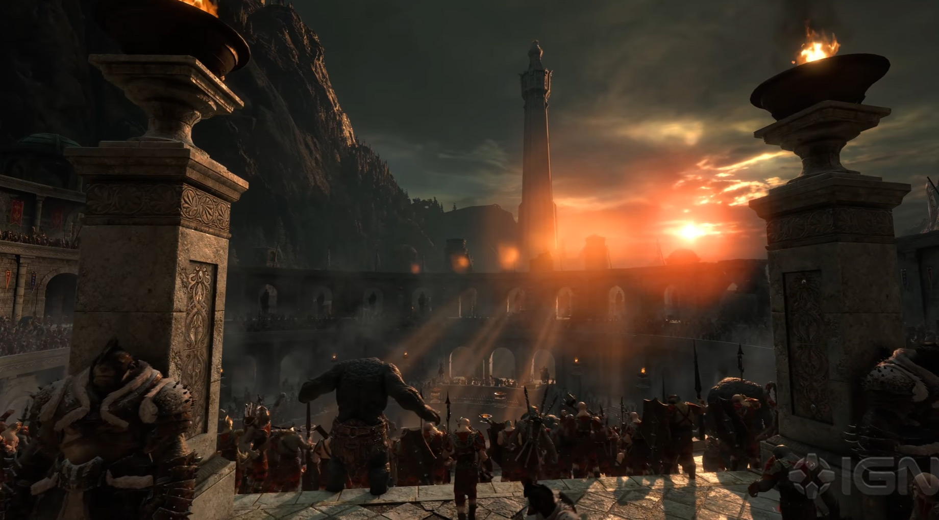 Shadow of War gameplay: Minas Ithil under siege