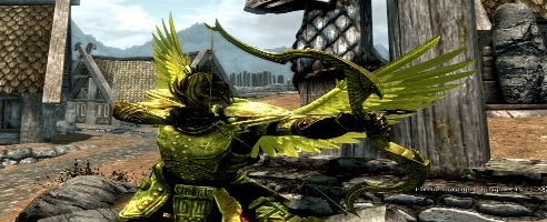 The Elder Scrolls V: Skyrim – Gold armor HD standalone + craftable english