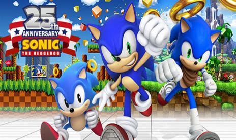 Sonic the hedgehog is now 25 years old