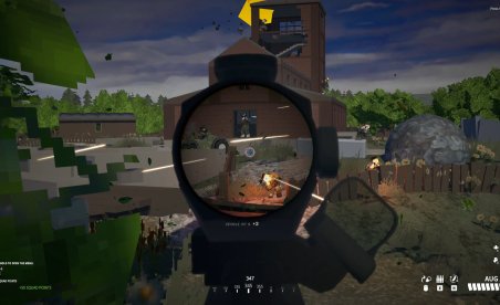 A multiplayer shooter made by four people is topping the Steam charts