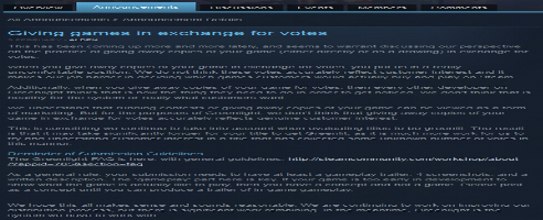 Valve Doesn’t Want Greenlight Developers To Give Away Free Copies