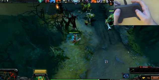How would DotA 2 play on the Steambox controller?